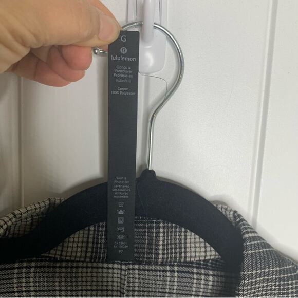 Lululemon‎ Mason Peak flannel plaid button front shirt size large men’s - Picture 4 of 6